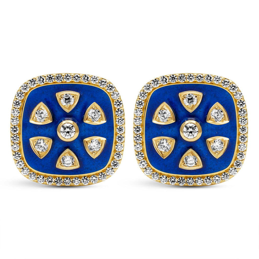 Earrings - Diamond (enamel)