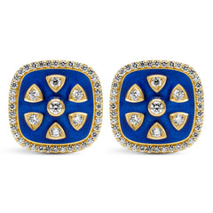 Earrings - Diamond (enamel)