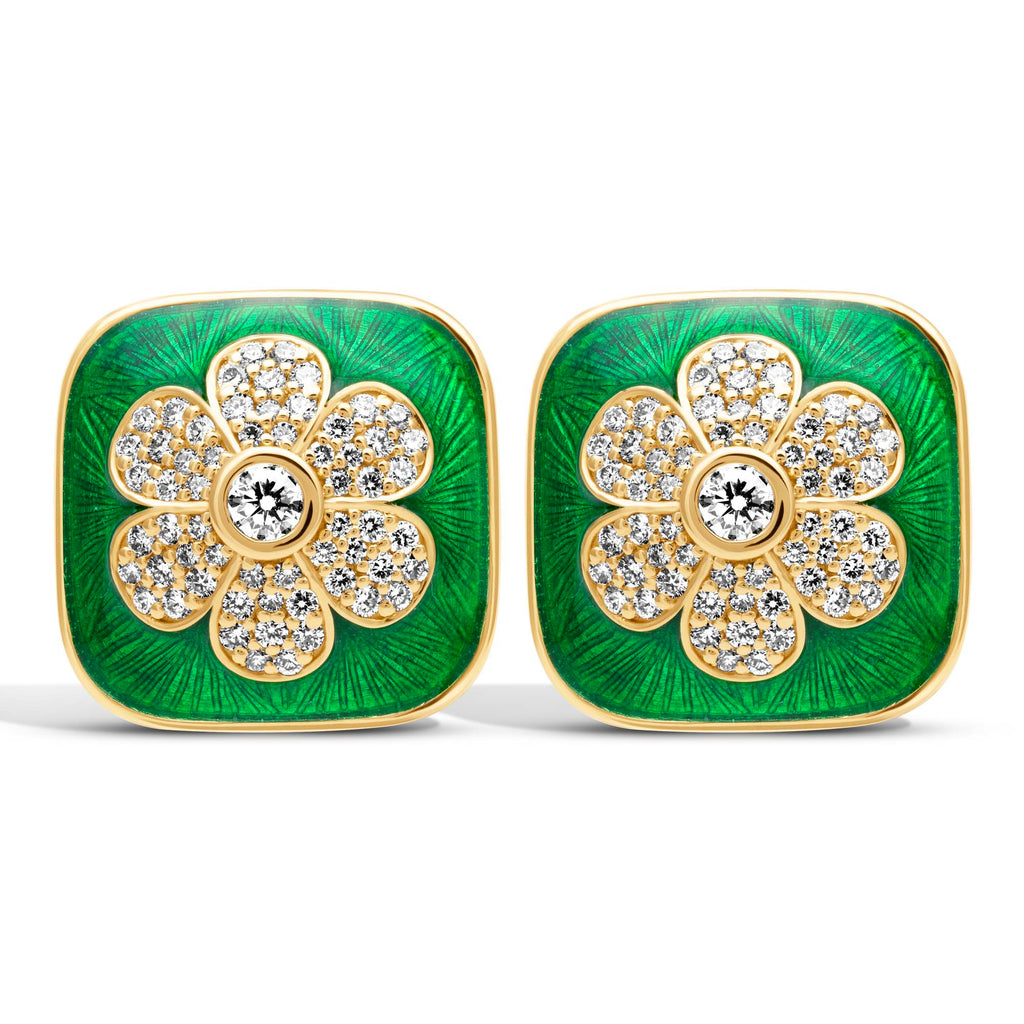 Earrings - Diamond (enamel)