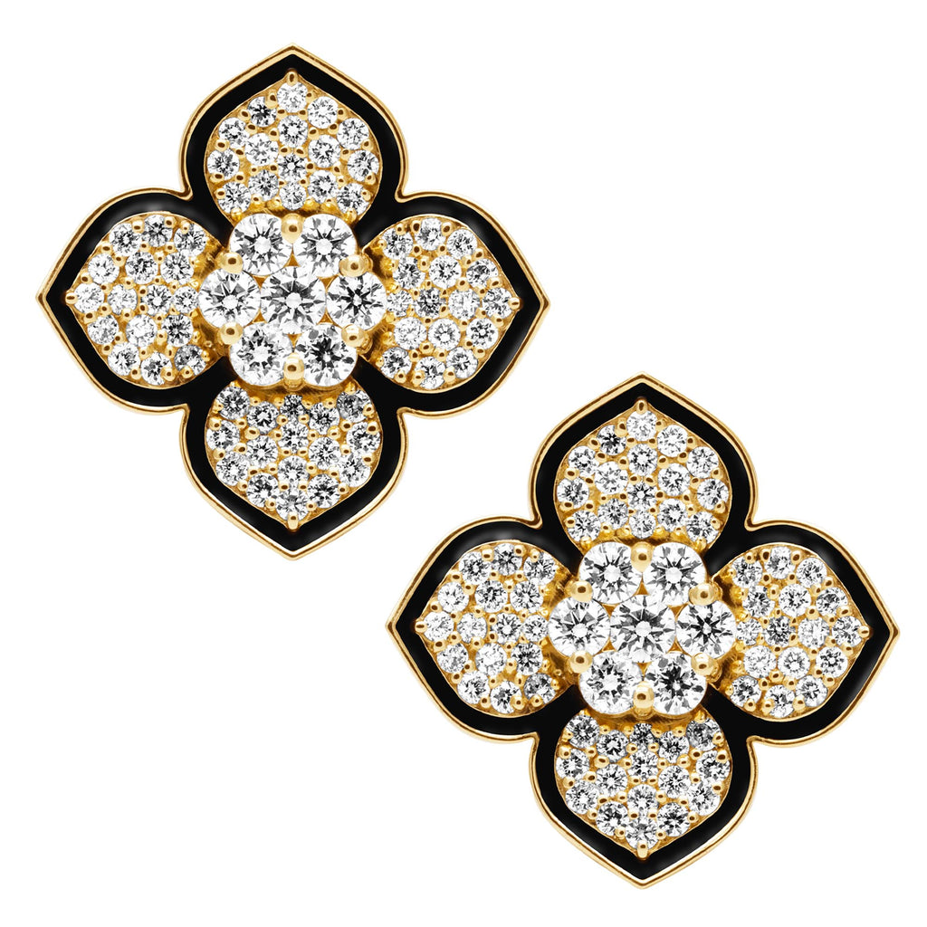 Earrings - Diamond (enamel)