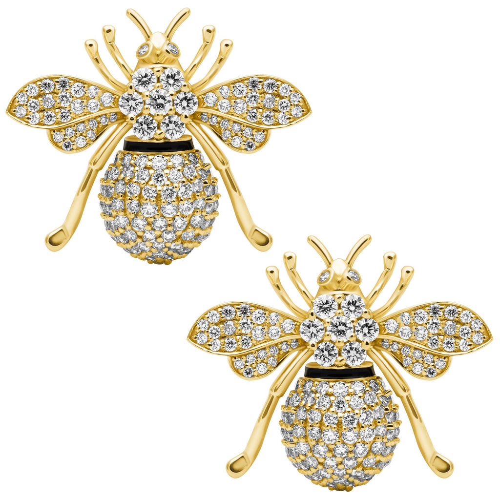 Earrings - Diamond (enamel)