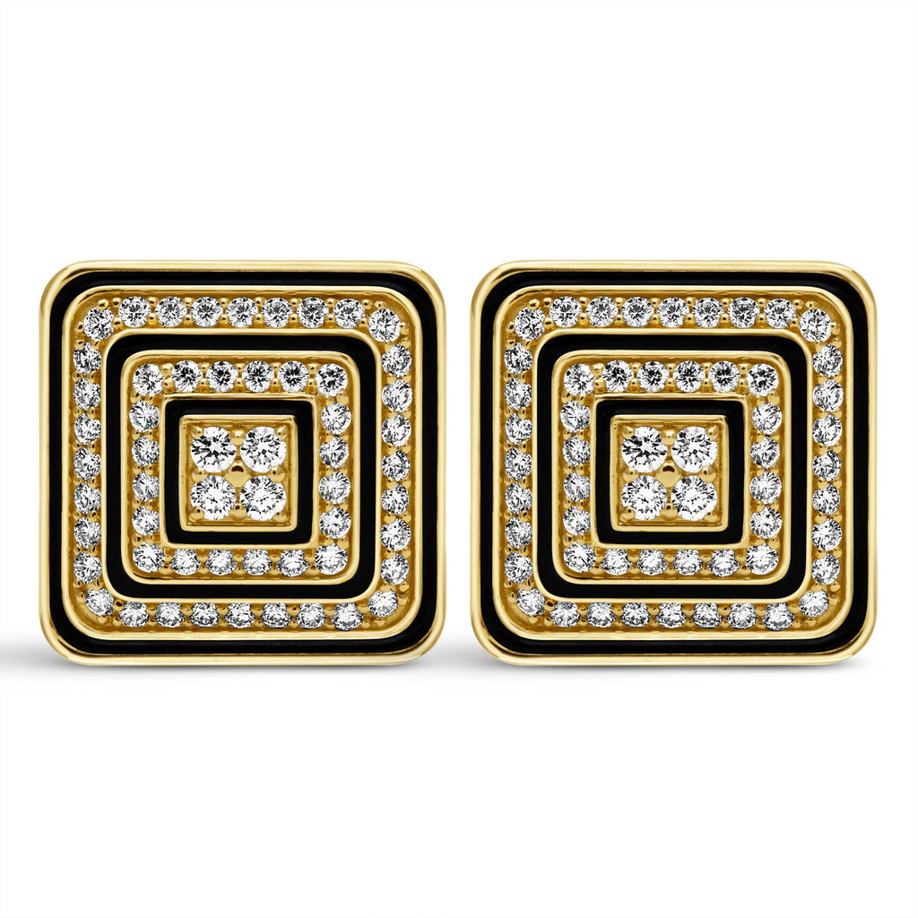 Earrings - Diamond (enamel)