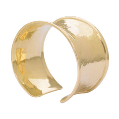 Cuff Bangle-Plain Gold