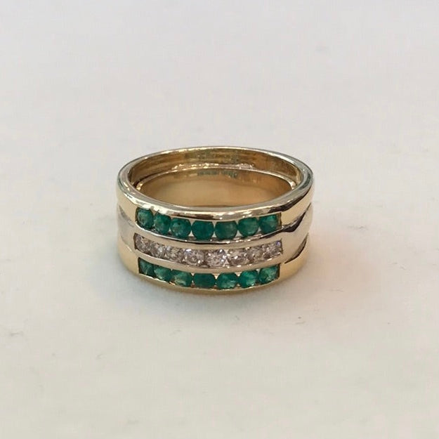 Repair - Ring - Emerald and Diamond